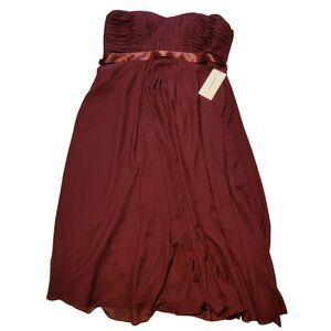 KF Bridal Dress Womens XS White Maxi Stretch V Neck Sleeveless‎ Sheer Layered